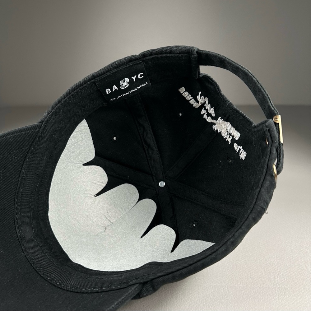 Black Skull Embroidered Cap - Picture 4 of 4